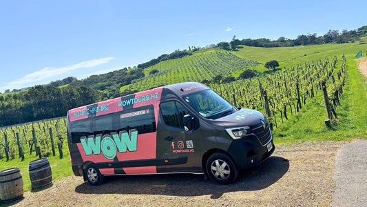 WOW Tour bus out on its 5 stop vineyard tour